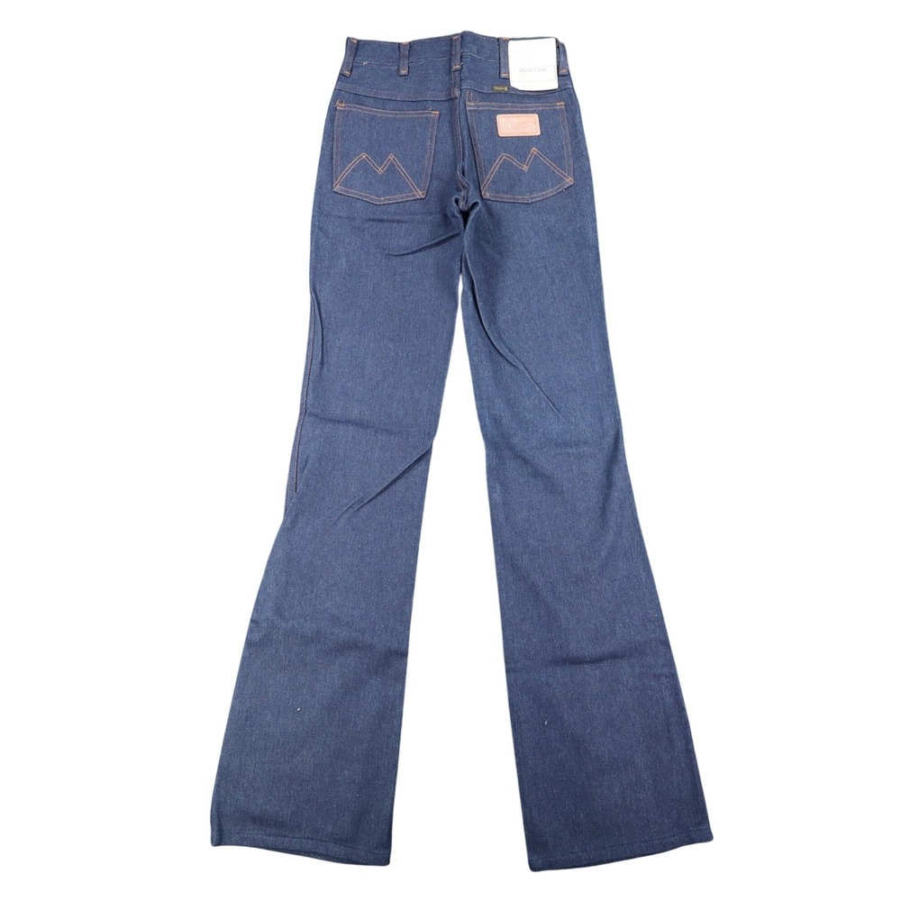 Maverick Jeans Boys 27x34 Vintage 70s Dark Wash Denim Straight Leg Made in USA